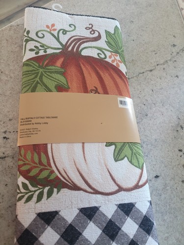 Pumpkin Dish Drying Mat 15"X20" Thanksgiving Fall Autumn Robert Stanley New! - Picture 3 of 3