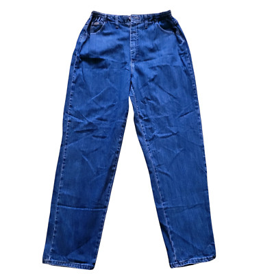 Lee Damen Jeans 16 Medium - seitlich elastisch gerades Bein Denim für Komfort und D