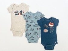 Baby Boy Fox Onesies - Short Sleeve- Lot of 3- Size 3-6 Months