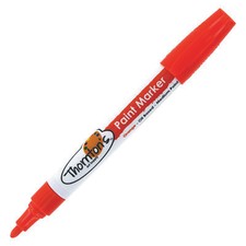 3 Thornton's Oil-Based Paint Marker For Tire Tread Rubbers Medium Point Orange