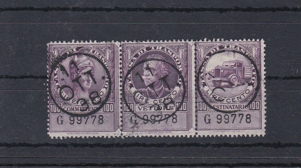 ITALY 22a235 1936 x Barfoot N0 20 - いいスタイル lire 100 Road very Tax 【ファッション通販】 used fine Parcel