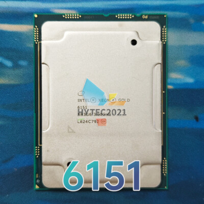Intel Xeon Gold 6151 3.0GHz 18 Cores 36 Threads LGA3647 CPU Processor