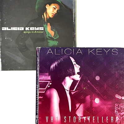 Alicia Keys 2 CD Bundle Songs In A Minor 2001 + VH1 Storytellers 2013