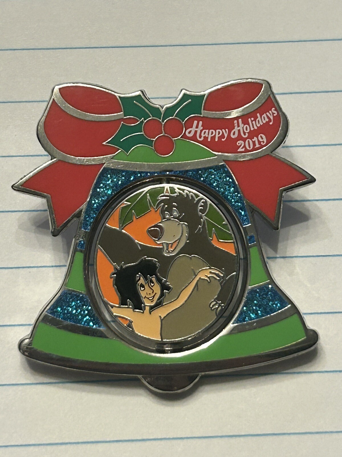 Disney Holiday 2019 - Resort Bells Pin- Pop Century Jungle Book *Artist Proof*