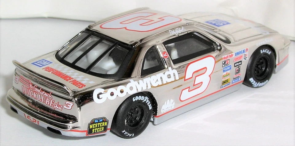 1/64 = ACTION/ DALE EARNHARDT SR #3 / CHROME = CHAMPIONSHIP / 1993 CHEVY LUMINA - Image 2 of 3
