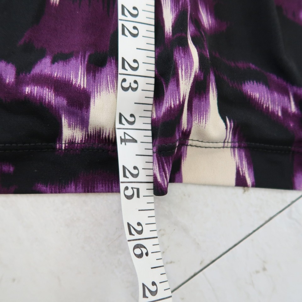 City Triangles Sleeveless Purple Black Fit Flare Dress Size Small eBay