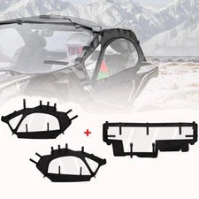 Soft Upper Door Enclosure Set + Rear Windshield Window for Can-Am X3 2017-2024