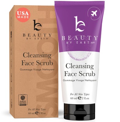 Scrub Exfoliator - USA Made with Natural & Organic Ingredients, Gentle Exfoli...