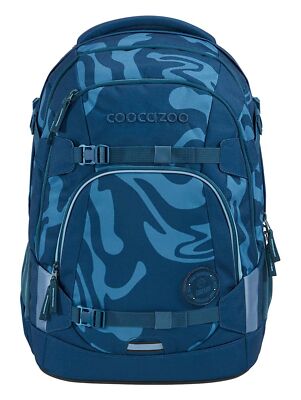coocazoo Mate School Backpack Schulrucksack Rucksack Breaking Waves blau