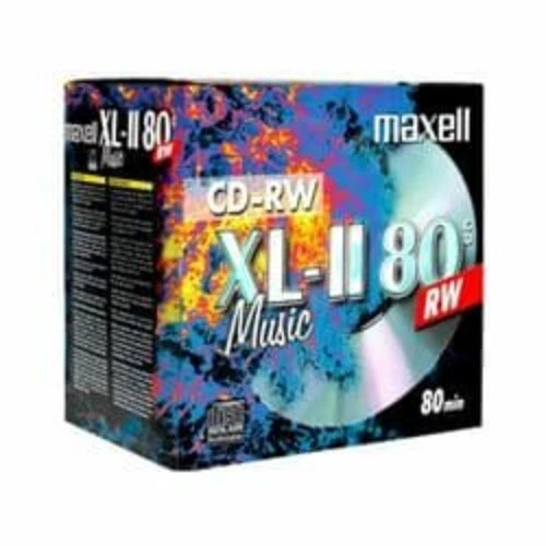 Maxell CD-RW Music XL-II Blank Rewritable Discs 80 Mins 1-4x Speed Pack 10 - Image 4 of 4