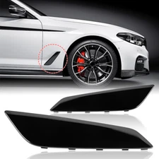Black Fender Duct Trim Cover Left&Right For 2017-2022 BMW G30 5 Series 530i 540i