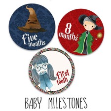 Darling Baby's Monthly Milestone Stickers - Harry Potter Character : 18 Stickers