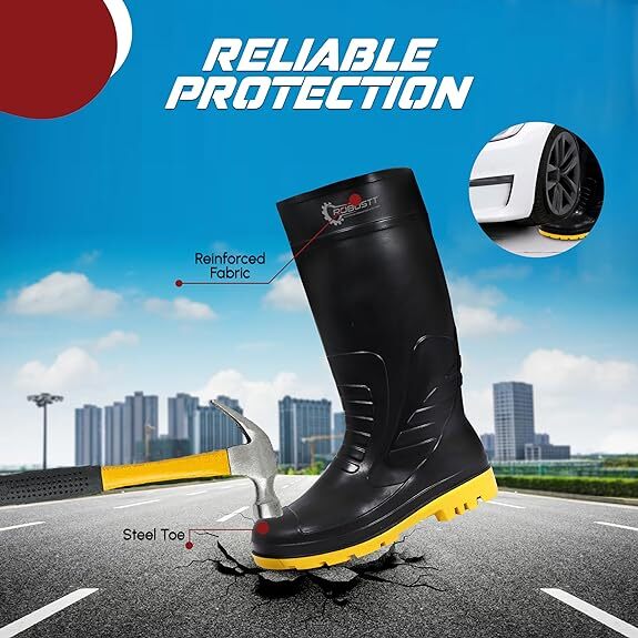 RB Men's Safety Steel Toe Work Boots Industrial AntiSlip Tactical