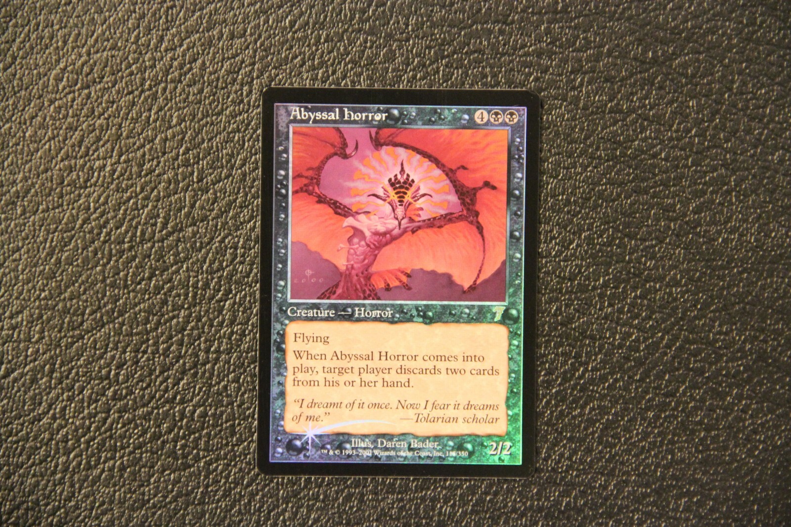 Magic The Gathering: Abyssal Horror - 7th Edition Foil - Mint, Pack Fresh, Rare