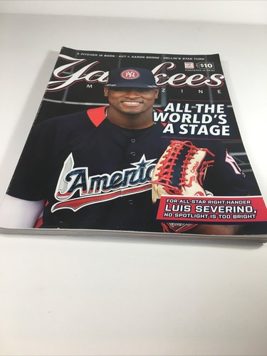 YANKEES MAGAZINE AuguSt 2018 Luis Severino Cover - Original Poster Included - Picture 2 of 4