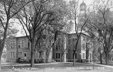 Vermillion South Dakota SD Old Main Hall USD D178 RPPC Real Photo Postcard
