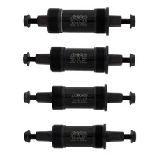 NECO Bike Bicycle Bottom Bracket Sealed Bearing Cartridge Square Set 73mm BLACK
