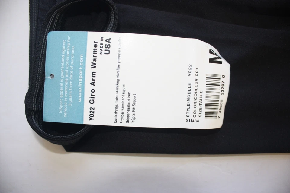 Calentadores de brazo Giro talla mediana negros nuevos Foto 3 de 3
