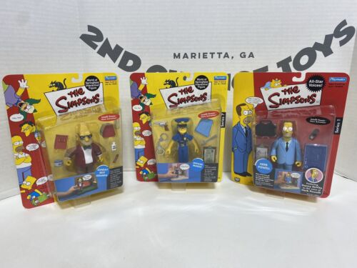 The Simpsons Intelli-Tronic Herb Powell - Officer Marge - Sunday Grandpa Lot - Afbeelding 1 van 4