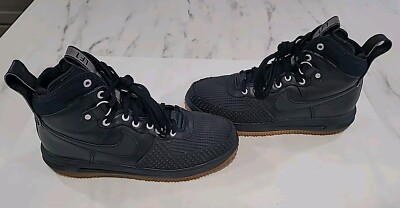 Nike Lunar Force 1 Dark Obsidian Duckboot Watershield Men's Sz 8.5 805899-400