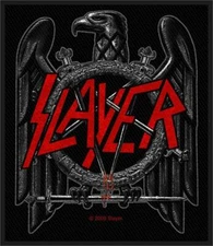 Slayer Black Eagle - Woven Sew On Patch 3" x 4"