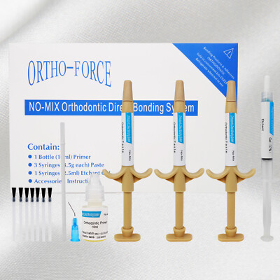 Dental NO-MIX Orthodontic Adhesive Direct Bonding System Kit ORTHO-FORCE