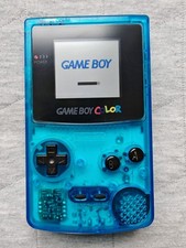 Nintendo Game Boy Color Transparent Blau – Farbdisplay inkl. Ladekabel