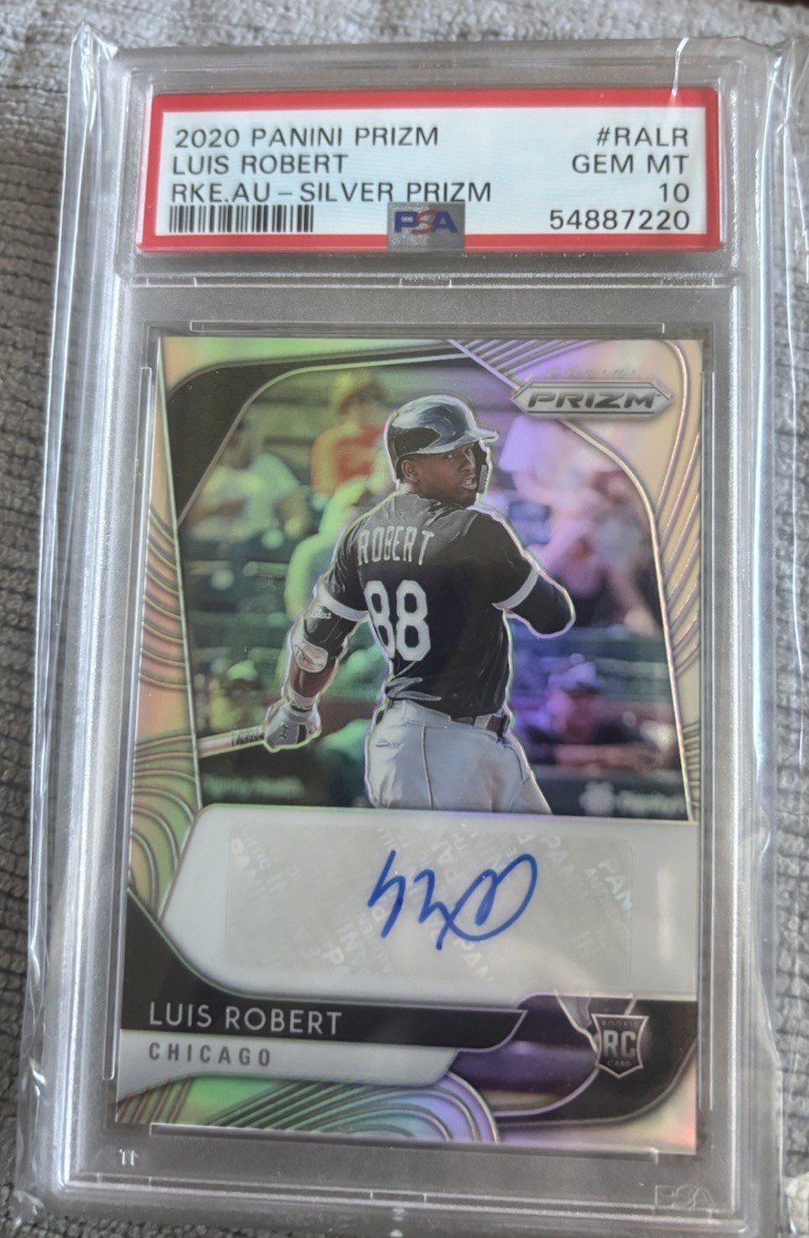 2020 Panini Prizm Luis Robert Silver Rookie PSA 10