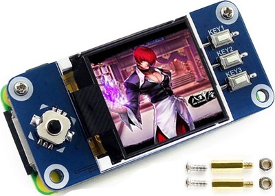 Raspberry Pi 3B 2B Zero W 1.44 Inch LCD Display HAT 128x128 Pixels ST7735S
