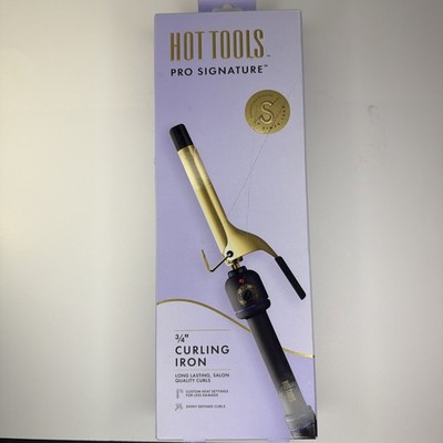 HOT TOOLS Pro Signature 24k Gold Curling Iron 1-1/2 inch Adjustable Heat
