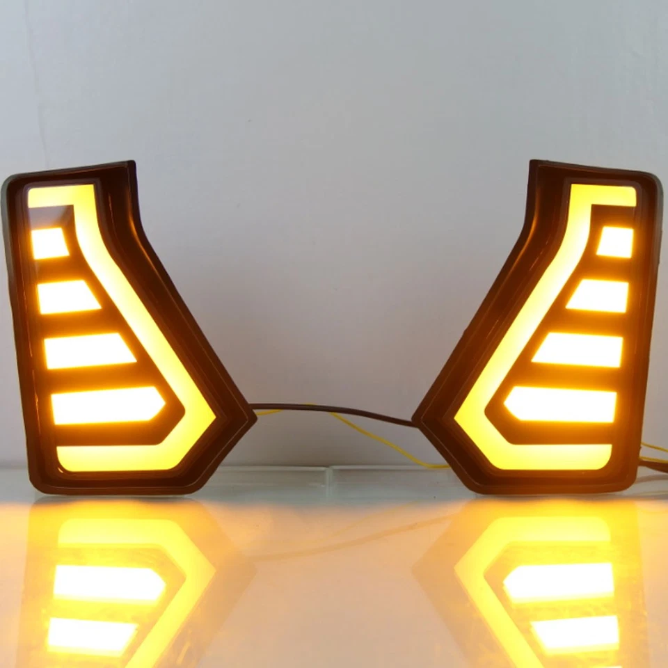 For 2024-2025 Toyota Tacoma LED DRL Daytime Runnning Lamp Turn Signal Fog Light - Image 4 of 4