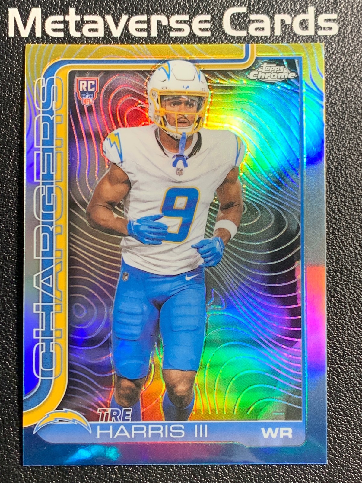 2025 Topps Chrome Tre Harris III RC Rookie Etch Variation SSP