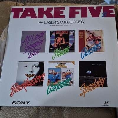 Take Five II - AV Laser Sampler Disc (1992) Demo Promo / LD Laserdisc -