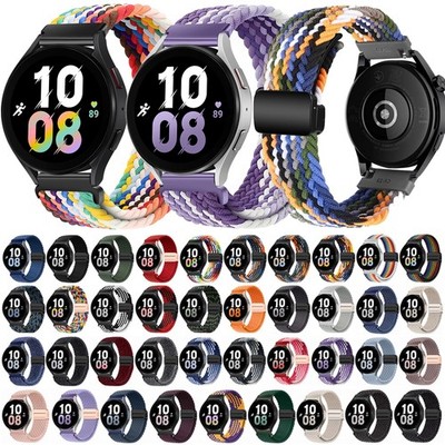 Magnet Geflochten Nylon Armband Sport Band Universal 18mm 20mm 22mm Ersatzband
