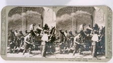 Realistic Travels Stereoscope No 263 WW1  "An Army Held Kitchen"