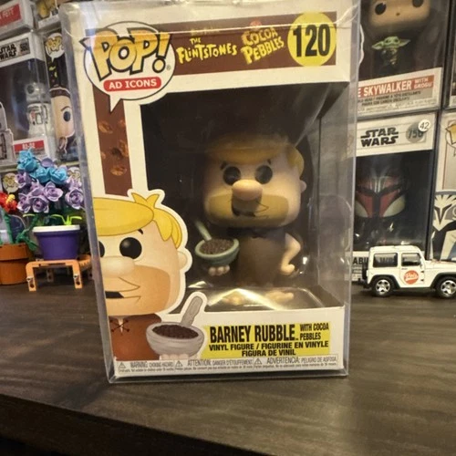 Funko Pop! Barney Rubble Vinyl Figure The Flintstones Ad Icons #120 Pebbles 50th