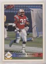 1992 Pacific Team Statistical Leaders Leonard Russell Irving Fryar #17 HOF k4g