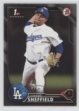 2016 Bowman Draft Draft Picks Silver 72/499 Jordan Sheffield #BD-97 1u0