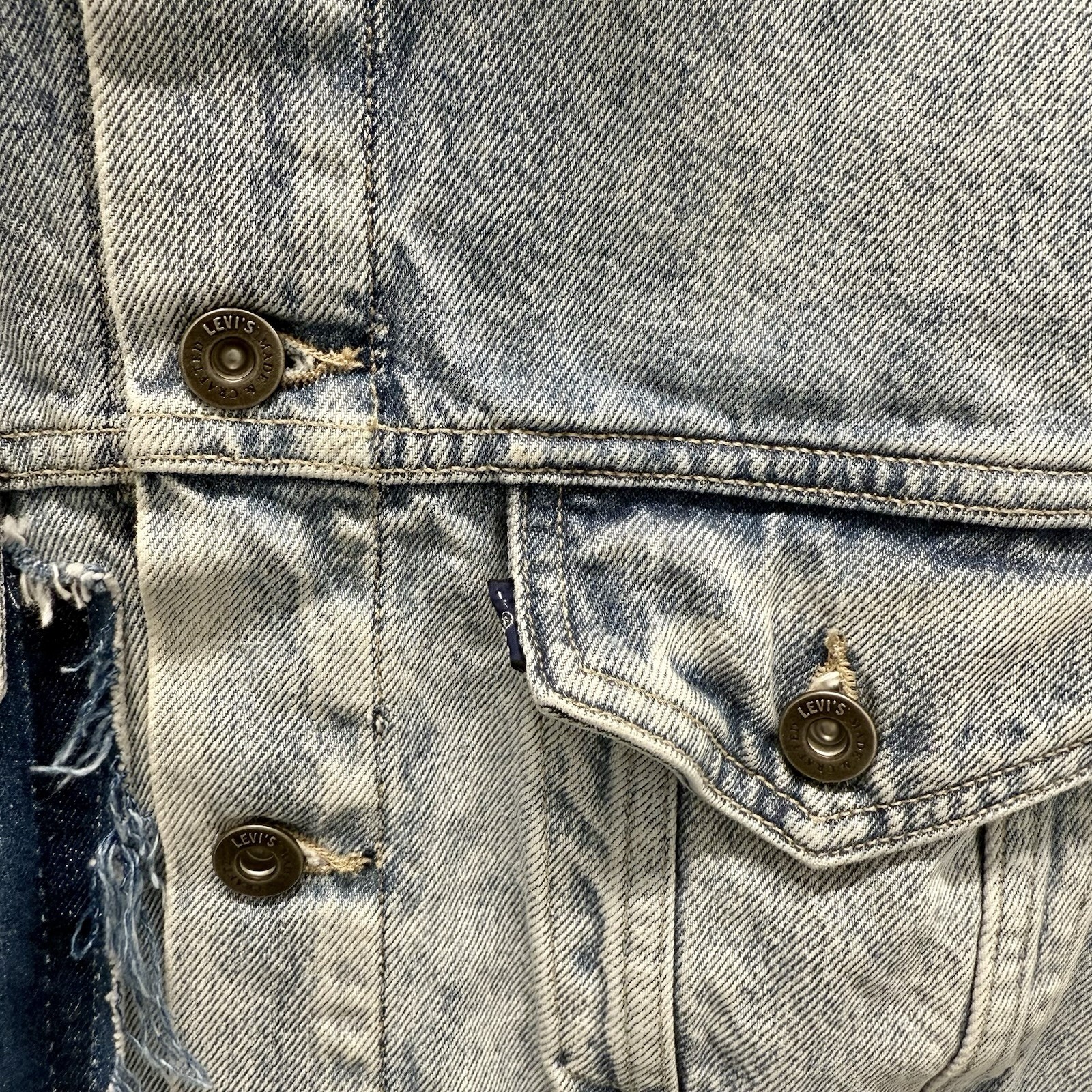 Levi's Made & Crafted Women's Patchwork Denim Jac… - image 4