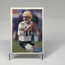 1993 Bowman #166 Mark Brunell RC Rookie Card Green Bay Packers ￼. rookie card picture
