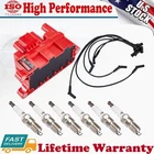 High Performance Ignition Coil & Spark plug & Wires For 2001-2008 F-150 4.2L