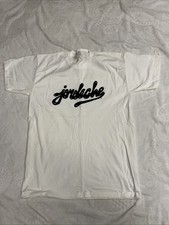 Vintage Jordache Single Stitch Tshirt, White Made In USA Size OSFA