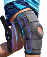 Hinged Knee Brace - Relieves ACL, MCL, Meniscus Tear, Arthritis, Tendon Pain - D