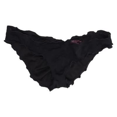 Victoria's Secret, Bikiniunterteil, Größe: S, The Ruffle Cheeky, Schwarz #pf1