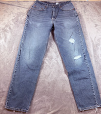 Vtg Levi s 550 Relaxed Fit Jeans W34 L34 Made in Mexico 90s Grunge Distressed