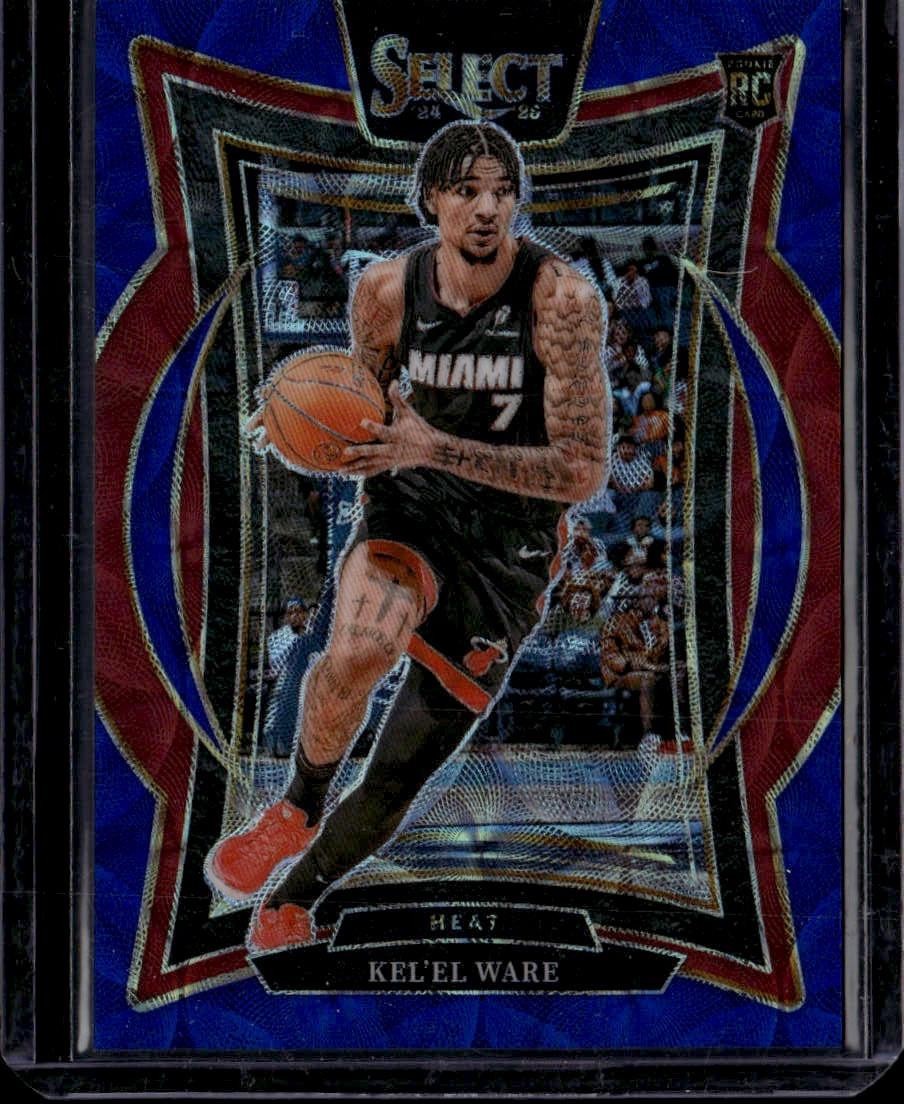 2024-25 Panini Select #66 Kel'el Ware Blue Scope Prizm #/249