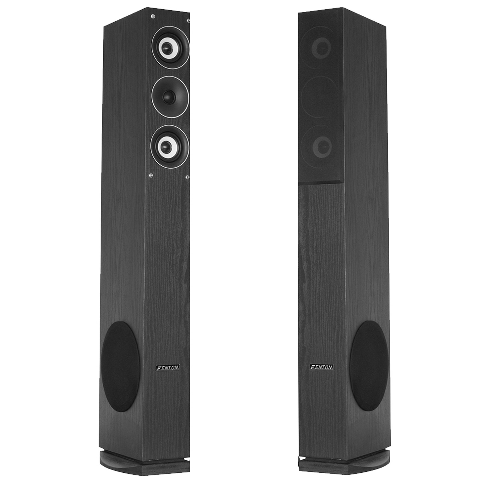 Fenton 100.323 500W Home HiFi Tower Speakers - 6.5 Inch Bass Subwoofer Set