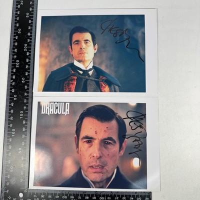 Claes Bang Actor Musician Count Dracula 2x Autograph Signed Photo