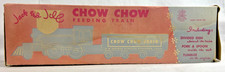 Chow Chow Red Feeding Train Jack  Jill Child  s White Dish W/ Box