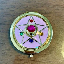Sailor Moon Crystal Star Compact Mirror Pretty Guardian Cosmetic Accessory